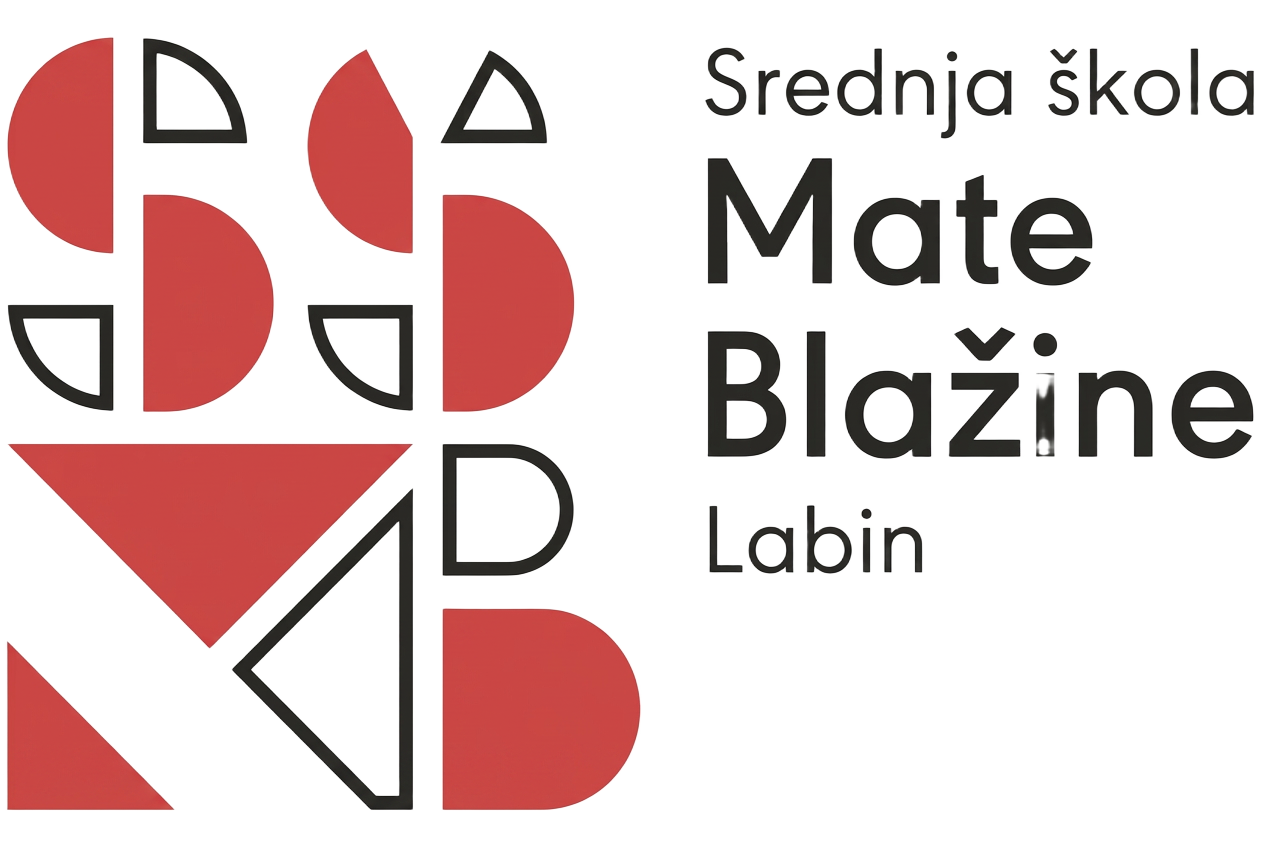 Logotipo de Srednja škola Mate Blažine Labin